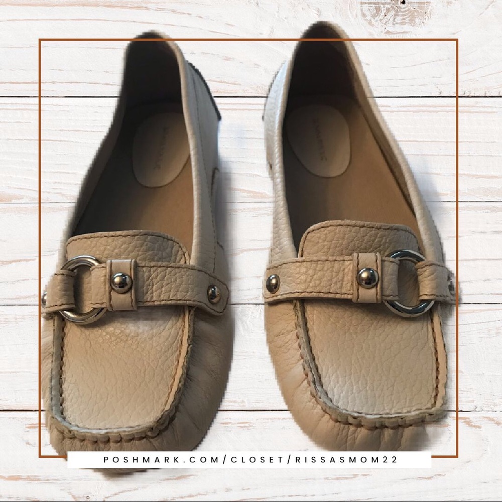 BANANA REPUBLIC Bedford Moccasin Off-White Size 8